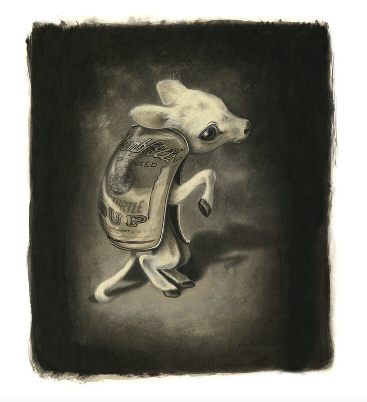 En vente - Benjamin Lacombe, Alice au pays des merveilles - Illustration originale