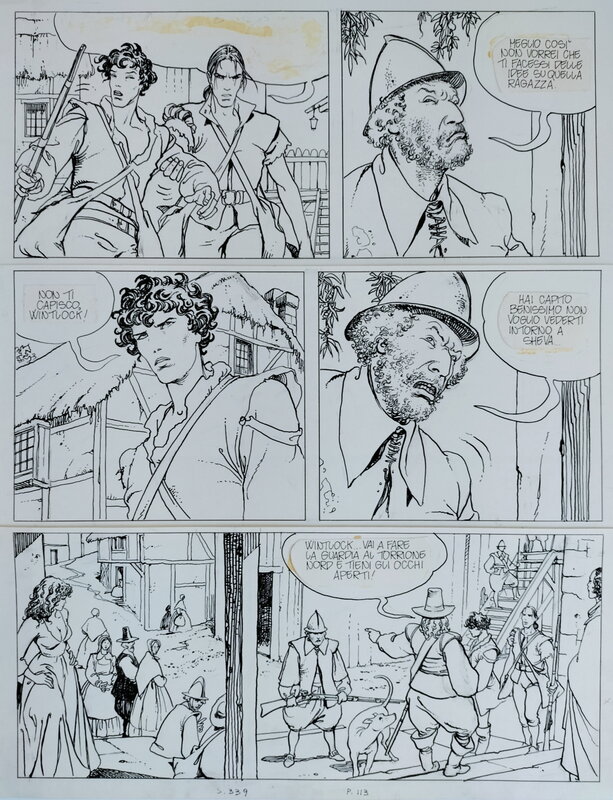 Milo Manara, Hugo Pratt, Un été indien (page 117) - Comic Strip