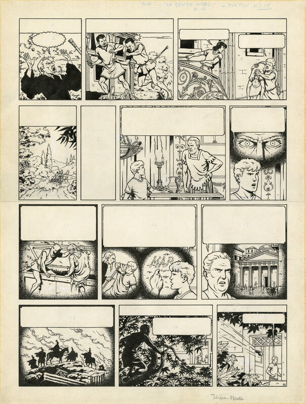 For sale - Jacques Martin, Alix - La griffe noire, Tome 5 - Comic Strip