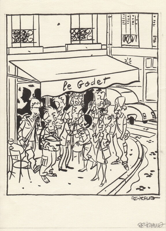 Jean-Philippe Peyraud, Premières chaleurs - du mois de mai ... - Illustration originale