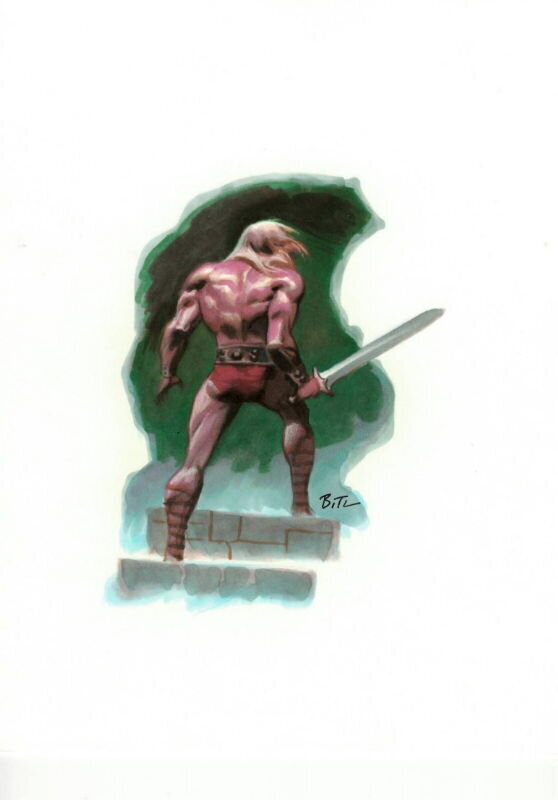 Barbarian par Bruce Timm - Illustration originale