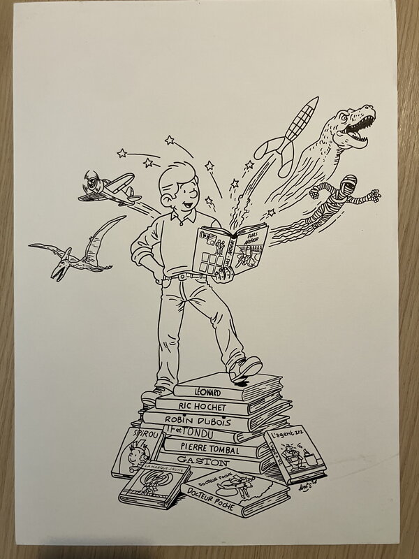 For sale - Sylvain Aimès, Affiche dédicace librairie Chambery - Comic Strip