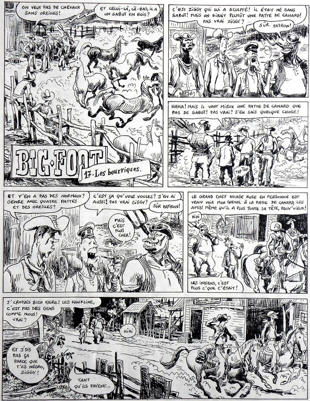 For sale - Big Foot –  Page 46 – Nicolas Dumontheuil - Comic Strip