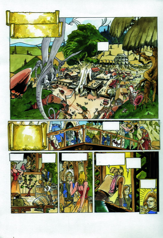 Planche 1 couleur by Philippe Bringel - Comic Strip