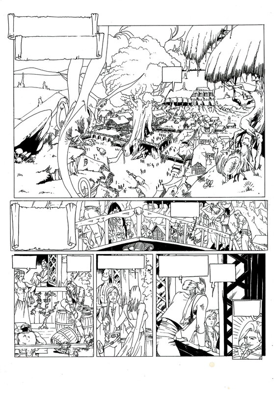 Philippe Bringel, Planche 1 N&B de Jad-Kan 