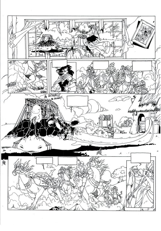 Philippe Bringel, Planche 11 N&B de Jad-Kan 