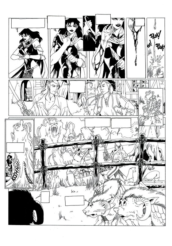 Philippe Bringel, Planche 13 N&B de Jad-Kan 