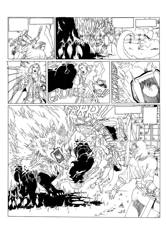 Philippe Bringel, Planche 14 N&B de Jad-Kan 