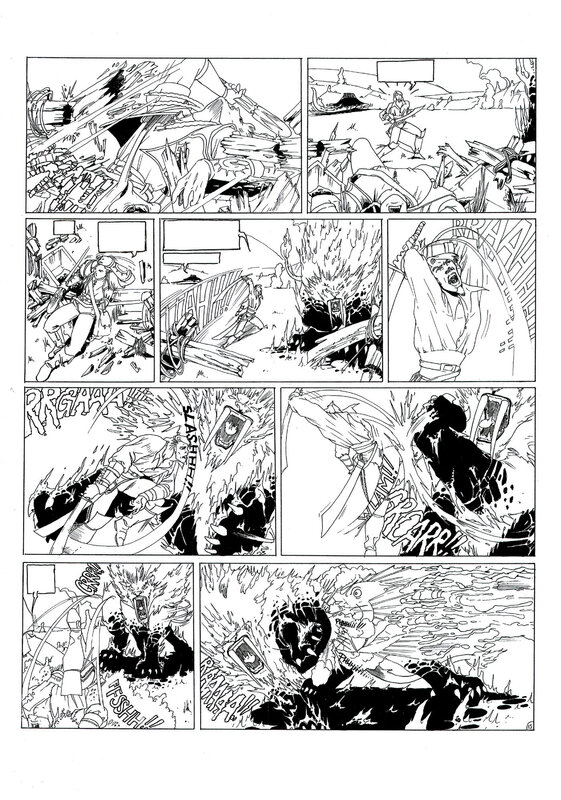 Philippe Bringel, Planche 15 N&B de Jad-Kan 