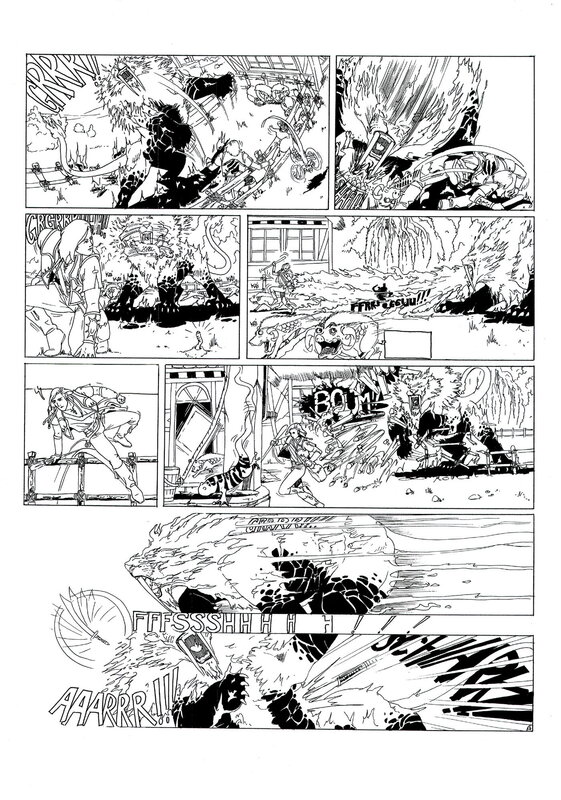 Philippe Bringel, Planche 17 N&B de Jad-Kan 