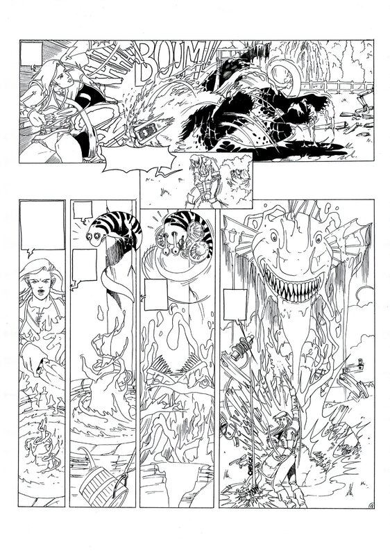 Philippe Bringel, Planche 18 N&B de Jad-Kan 