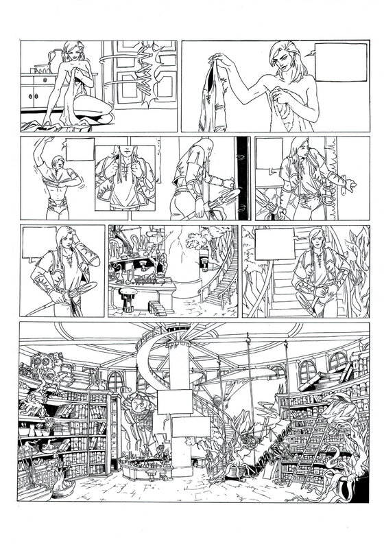 Philippe Bringel, Planche 26 N&B de Jad-Kan 