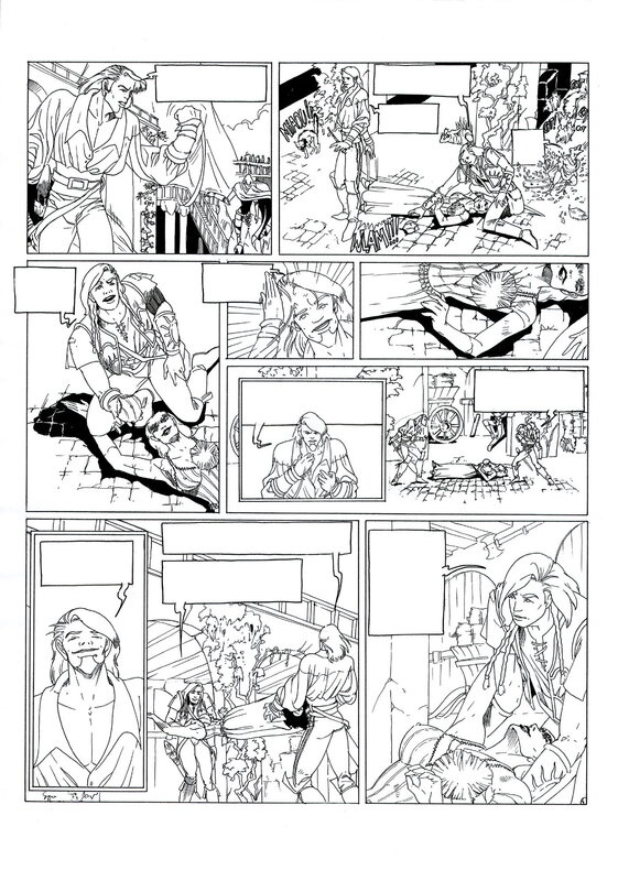 Philippe Bringel, Planche 4 N&B de Jad-Kan 