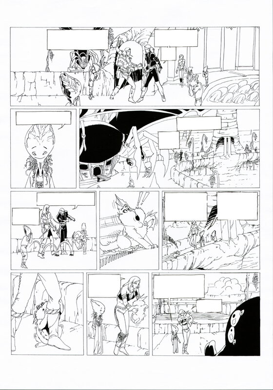 Philippe Bringel, Planche 45 N&B de Jad-Kan 