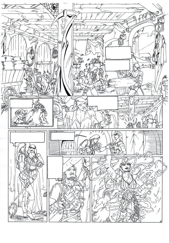 Philippe Bringel, Planche 5 N&B de Jad-Kan 