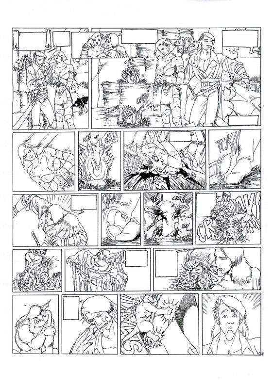 Philippe Bringel, Planche 6 N&B de Jad-Kan 