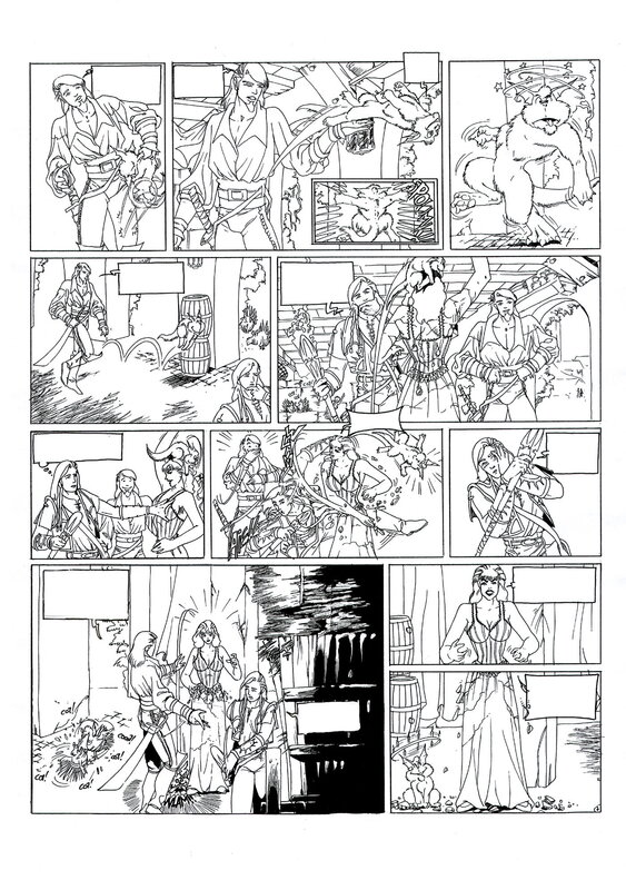 Philippe Bringel, Planche 7 N&B de Jad-Kan 