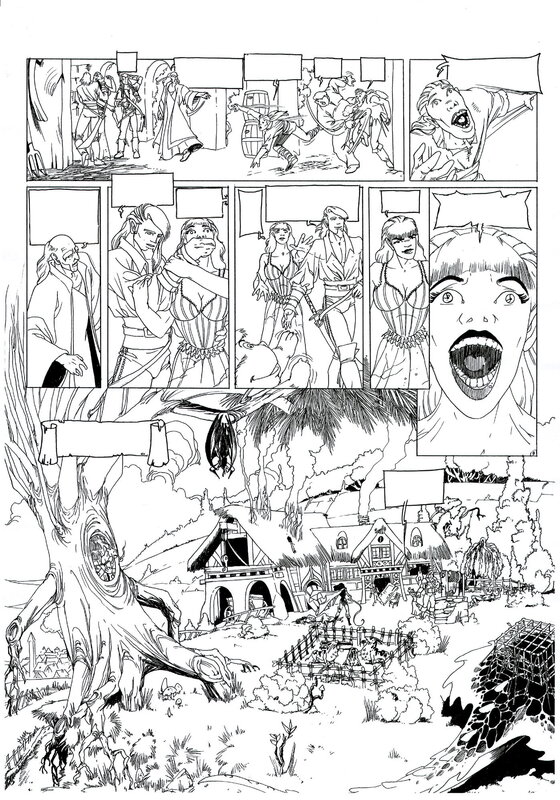 Philippe Bringel, Planche 9 N&B de Jad-Kan 