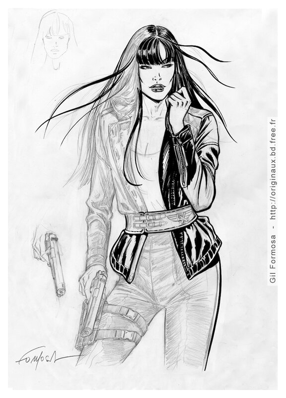 Lady X wip by Gil Formosa - Comic Strip