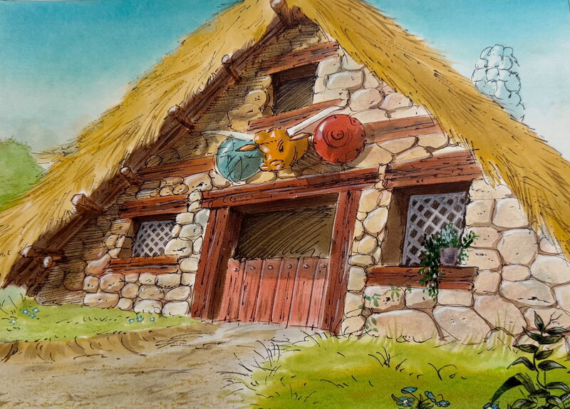 Albert Uderzo, René Goscinny, Les 12 Travaux d’Asterix - Planche originale
