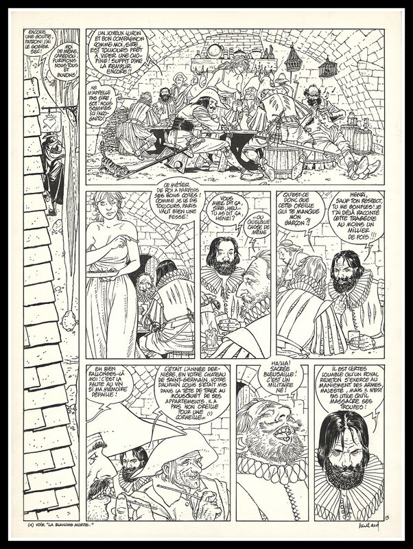 André Juillard, Patrick Cothias, 7 vies de l'épervier - 1ère époque - Planche originale