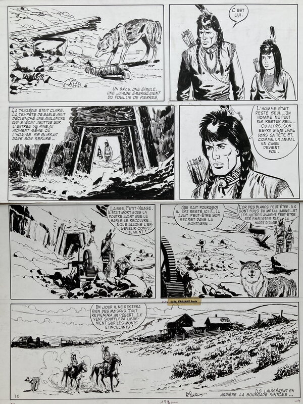 1973 - Loup-Noir by Kline - Comic Strip