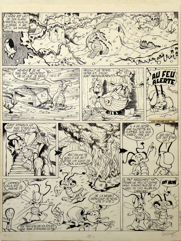 Sylvio par Philippe Luguy, Gilbert Lions - Planche originale