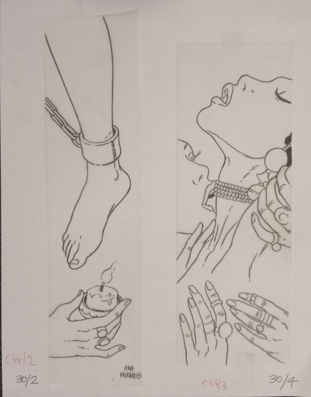 En vente - Djinn par Ana Mirallès - Planche originale