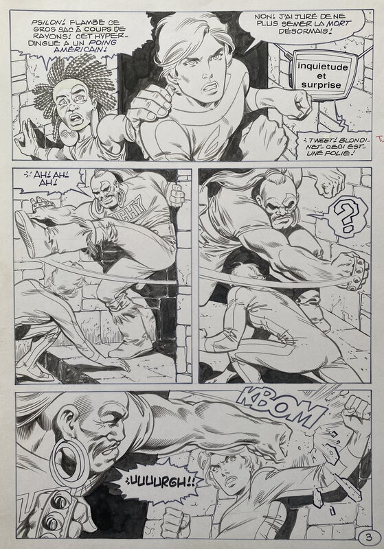 Jean-Yves Mitton, Epsilon - Titans 97 p28 - Planche originale