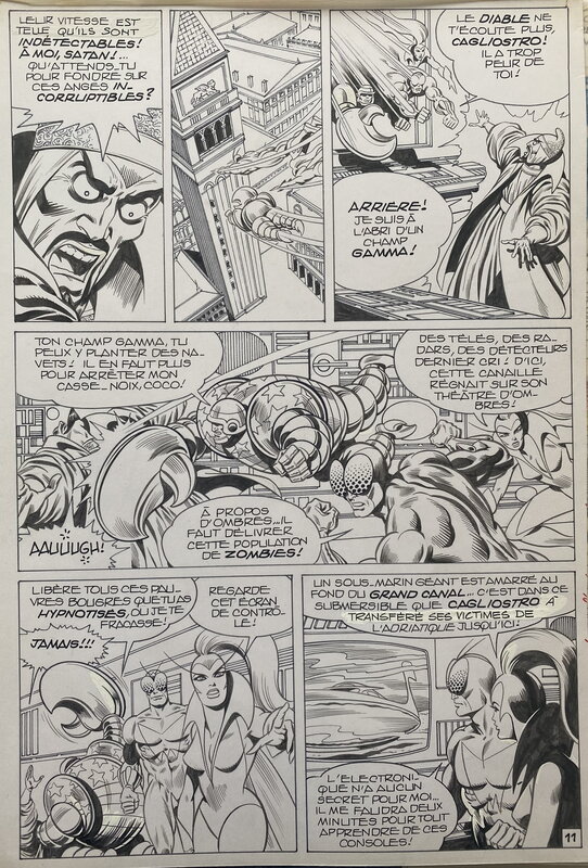 Jean-Yves Mitton, Mikros - Titans 40 p45 - Planche originale
