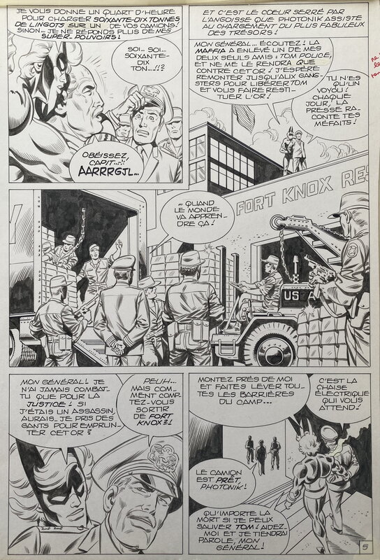Jean-Yves Mitton, Photonik - Spidey 42 p27 - Planche originale