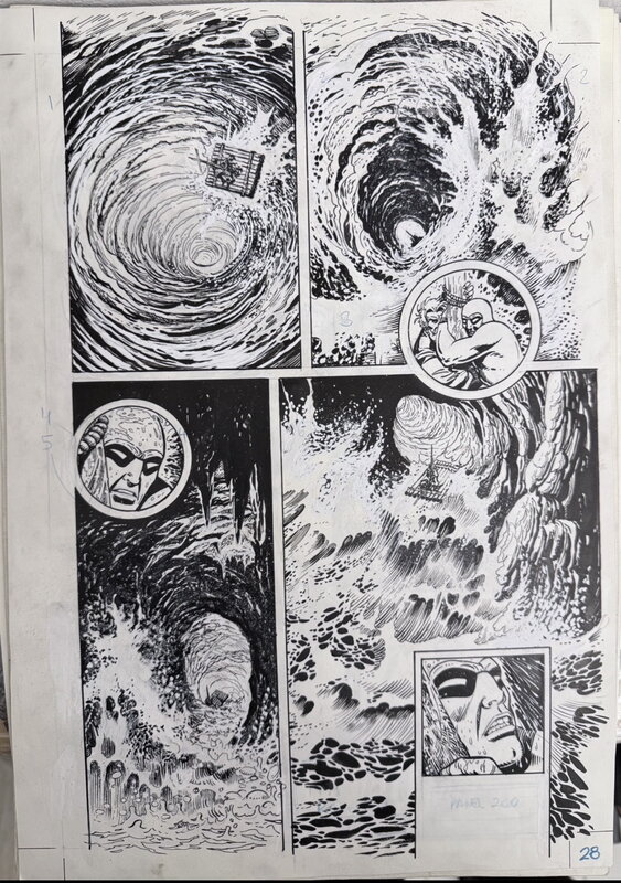 César Spadari, The Viking Castle Mistery “ The Phantom “ - Planche originale