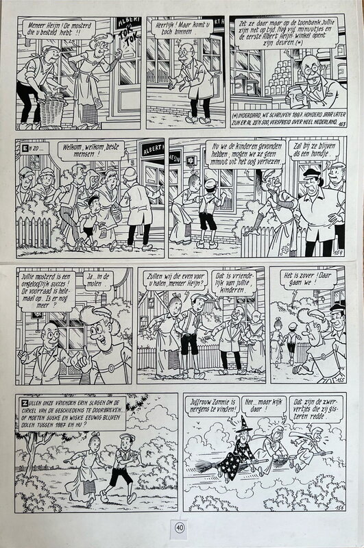 Eugeen Goossens, Eric De Rop, Marck Meul, Anita Schauwvlieghe, Witte zwanen zwarte zwanen p.40 - Comic Strip