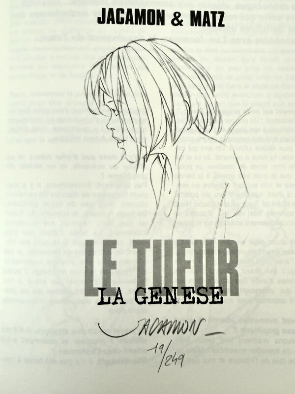 Luc Jacamon, Le Tueur - La genese - Sketch