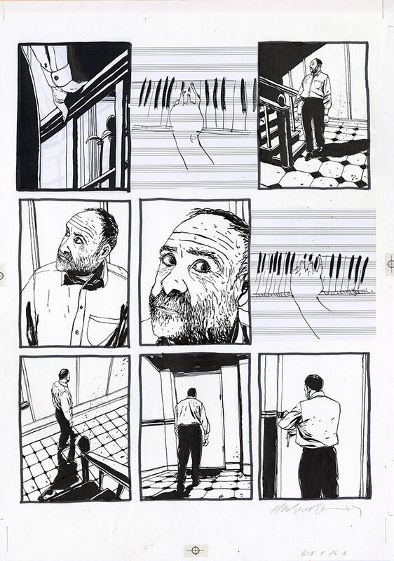 En vente - Dave McKean, Planche originale 4 de Cages # 8 - Planche originale