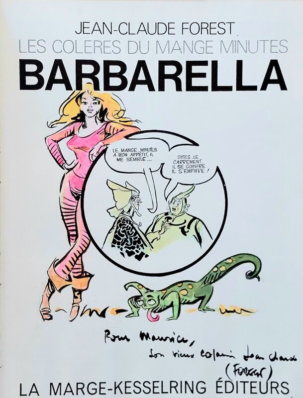 6 rarissimes dédicaces de Forest - Dédicace