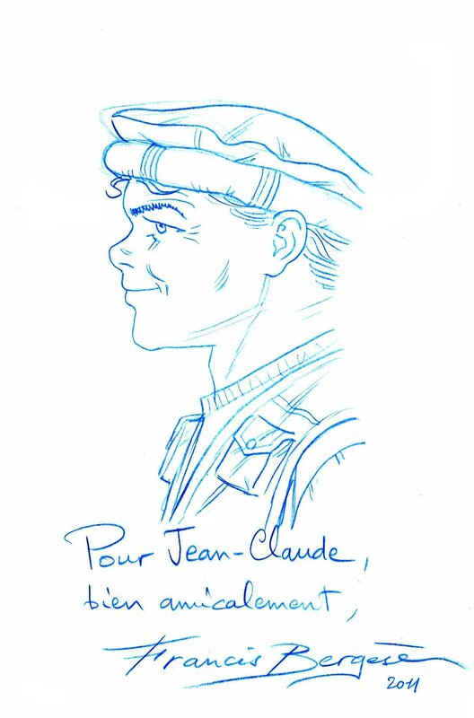 Francis Bergèse, Dedicacé dans: Buck Danny - Tome 52 