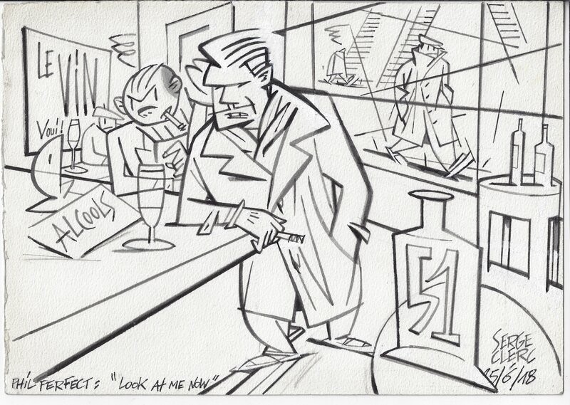 Serge Clerc, 2025 VU DE L’ATLANTIQUE - COUVERTURE- 2EME ETAT - Couverture originale