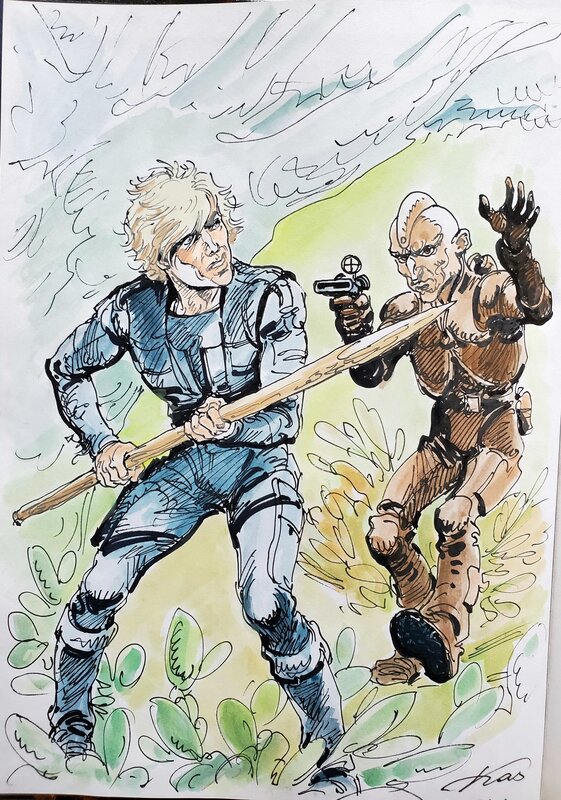 Kas, HANS    T6 LA PLANETE AUX SORTILEGES - Sketch