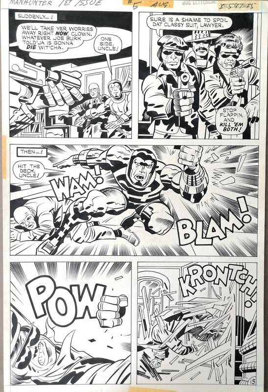 Manhunter by Jack Kirby, D.Bruce Berry - Comic Strip