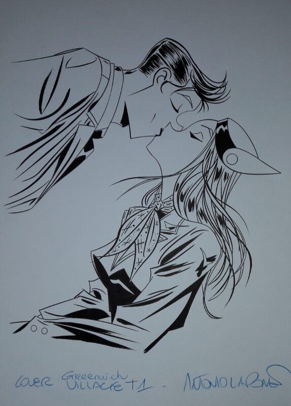 Lapone : Love is in the air - Planche originale