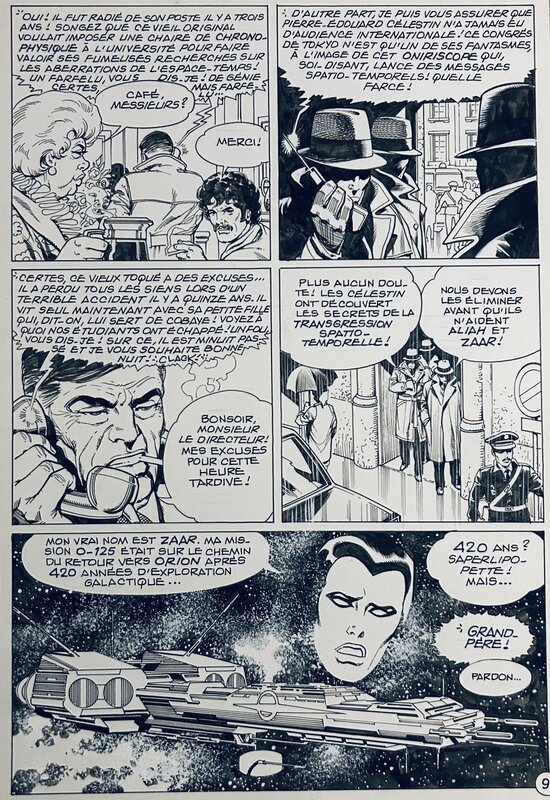 Mitton, Kronos#1, noces mortelles, 2e partie, planche n°9, Titans#116, 1988. - Planche originale