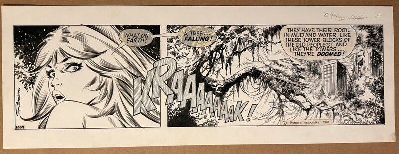 Axa par Romero - Planche originale