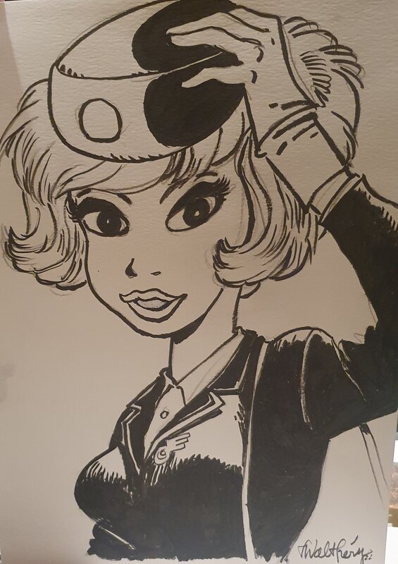 François Walthéry, Illustration de Natacha - Illustration originale