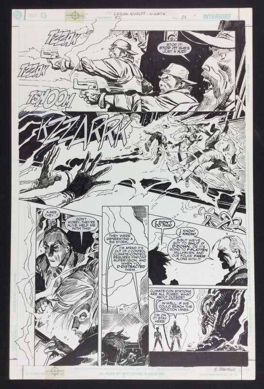 Enrique Breccia, Legion Worlds #2, page 25 - Œuvre originale