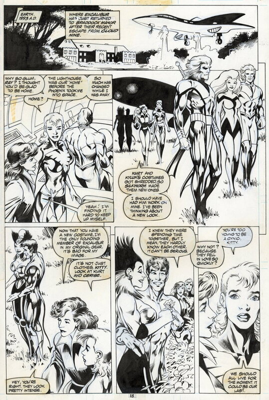 Alan Davis, Mark Farmer, Excalibur - Back to the present - T66 p15 - Planche originale