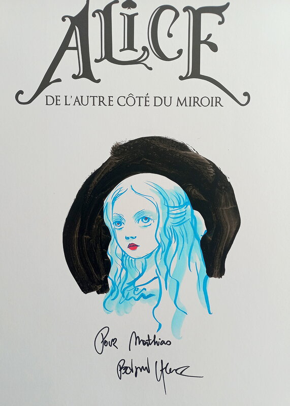 Alice 2 - Dédicace by Benjamin Lacombe - Sketch