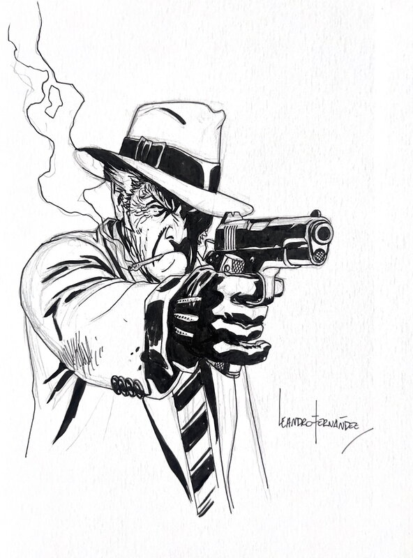 Leandro Fernandez Torpedo - Original Illustration