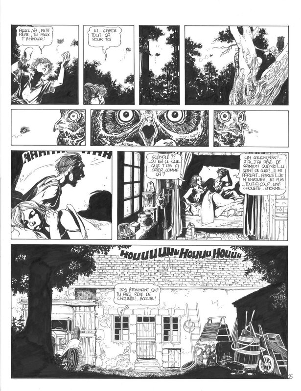 Makyo, Grimion gant de cuir - Planche originale