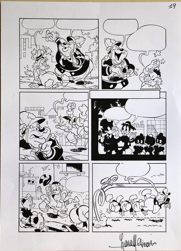 Lara Molinari, Fabio Michelini, Paperone supereroe page 19 - Dédicace